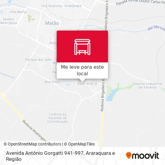 Avenida Antônio Gorgatti 941-997 mapa