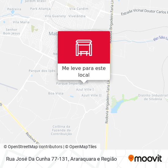 Rua José Da Cunha 77-131 mapa