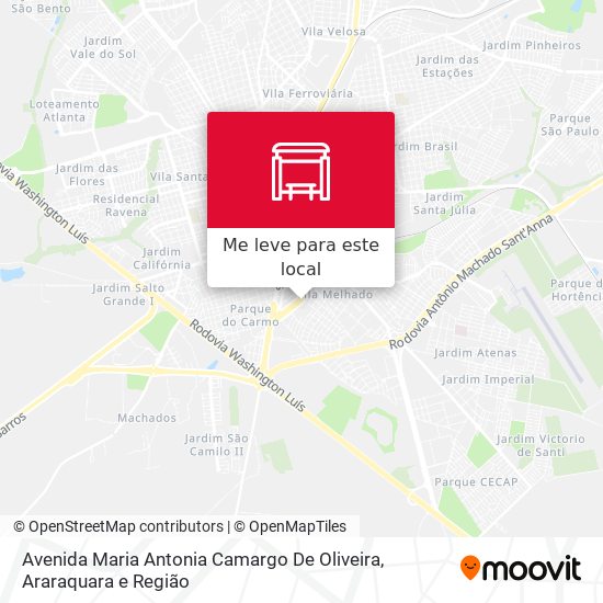 Avenida Maria Antonia Camargo De Oliveira mapa