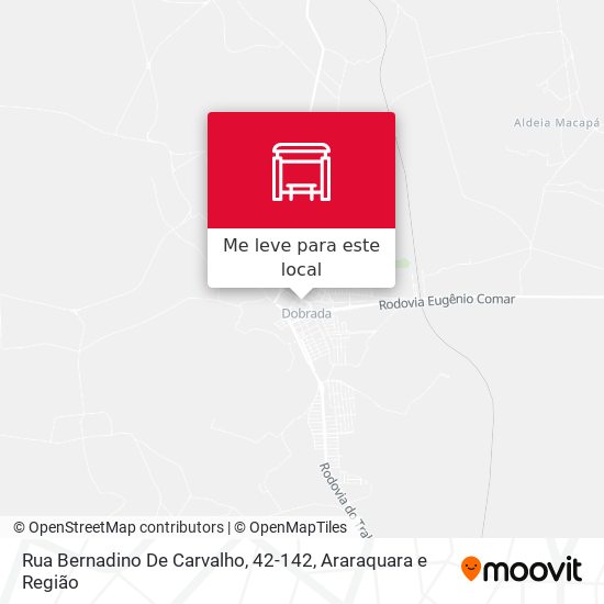 Rua Bernadino De Carvalho, 42-142 mapa