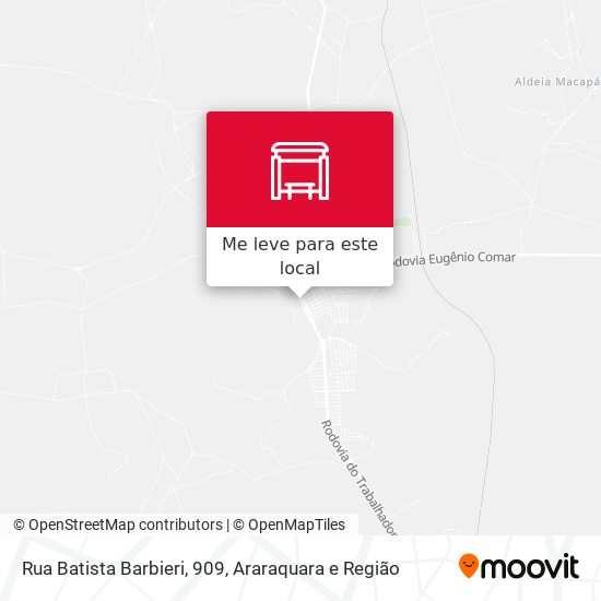 Rua Batista Barbieri, 909 mapa