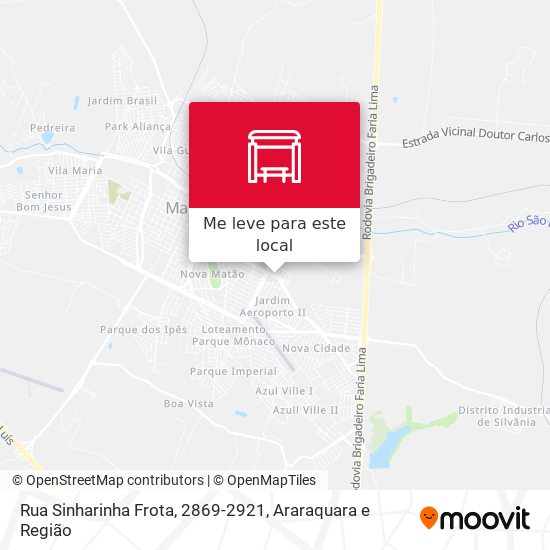 Rua Sinharinha Frota, 2869-2921 mapa
