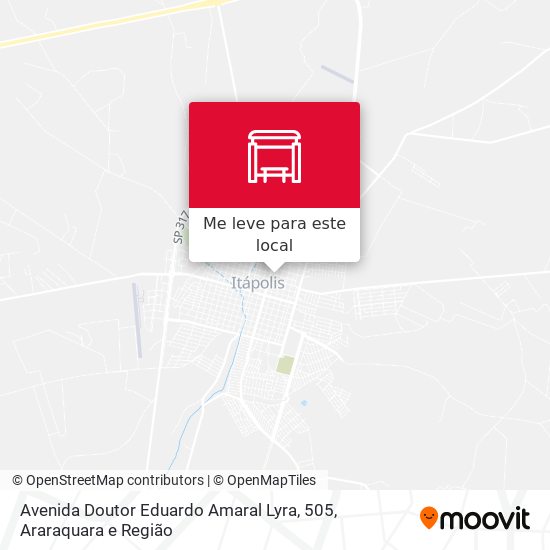 Avenida Doutor Eduardo Amaral Lyra, 505 mapa