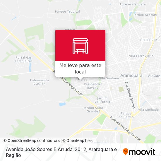 Avenida João Soares E Arruda, 2012 mapa