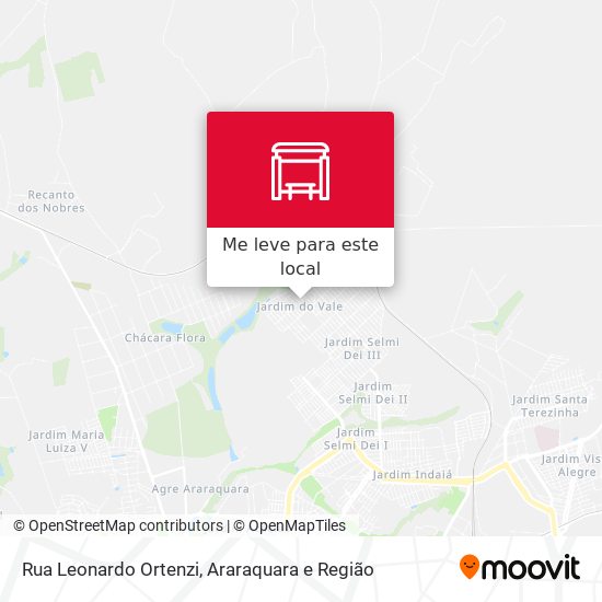 Rua Leonardo Ortenzi mapa