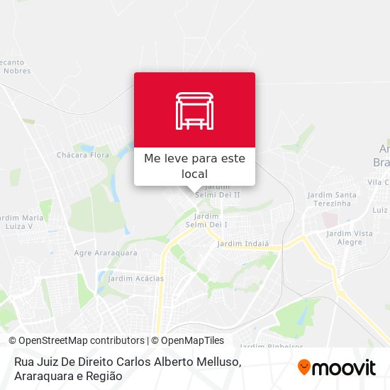 Rua Juiz De Direito Carlos Alberto Melluso mapa
