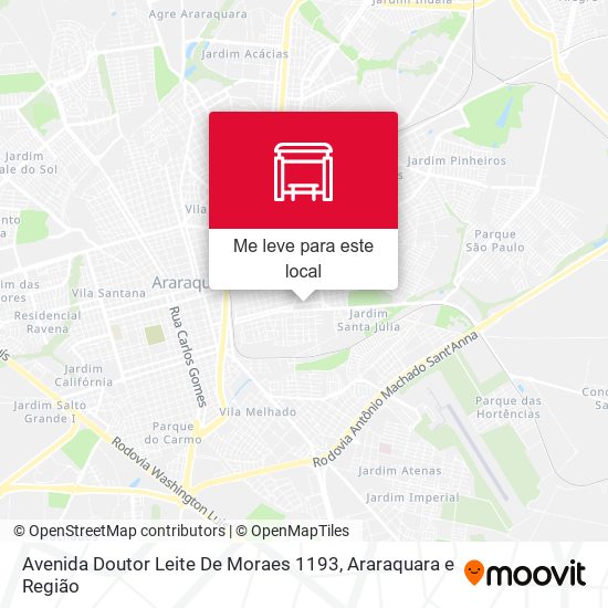 Avenida Doutor Leite De Moraes 1193 mapa