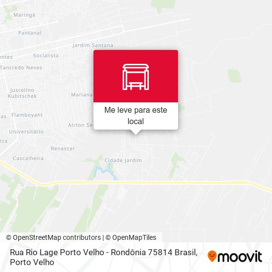 Rua Rio Lage Porto Velho - Rondônia 75814 Brasil mapa