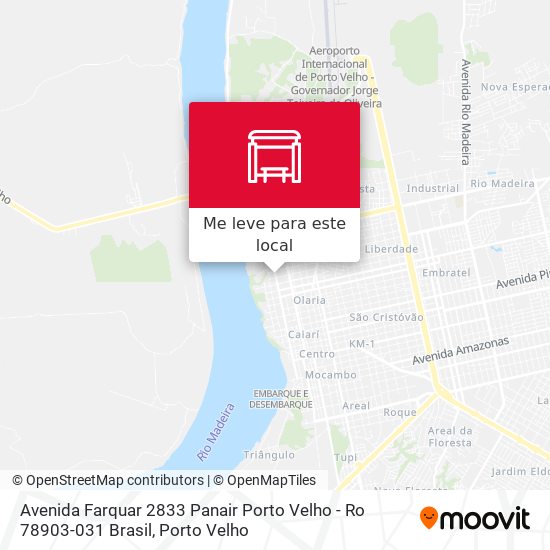 Avenida Farquar 2833 Panair Porto Velho - Ro 78903-031 Brasil mapa