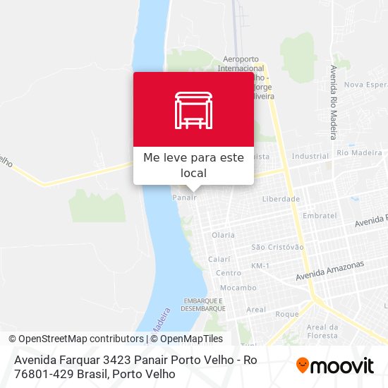 Avenida Farquar 3423 Panair Porto Velho - Ro 76801-429 Brasil mapa