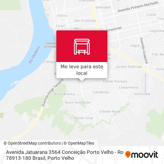 Avenida Jatuarana 3564 Conceição Porto Velho - Ro 78913-180 Brasil mapa