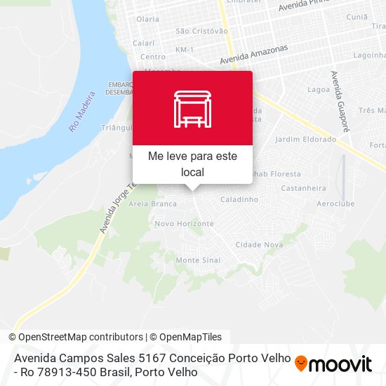 Avenida Campos Sales 5167 Conceição Porto Velho - Ro 78913-450 Brasil mapa