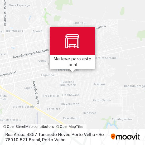 Rua Aruba 4857 Tancredo Neves Porto Velho - Ro 78910-521 Brasil mapa