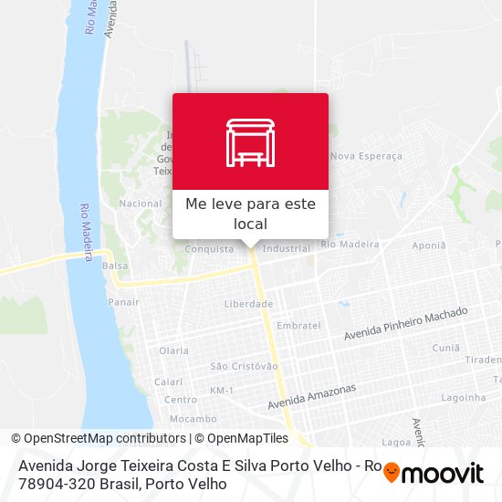 Avenida Jorge Teixeira Costa E Silva Porto Velho - Ro 78904-320 Brasil mapa