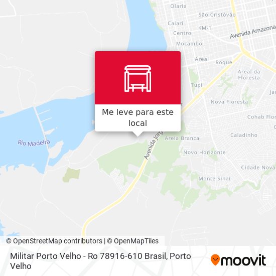 Militar Porto Velho - Ro 78916-610 Brasil mapa