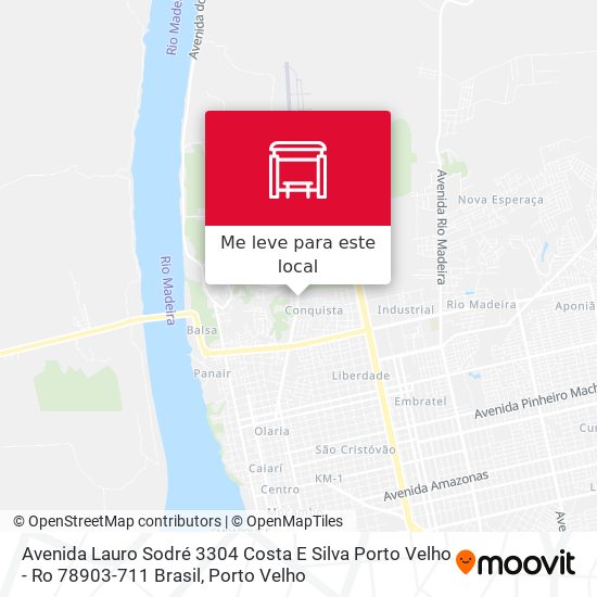 Avenida Lauro Sodré 3304 Costa E Silva Porto Velho - Ro 78903-711 Brasil mapa