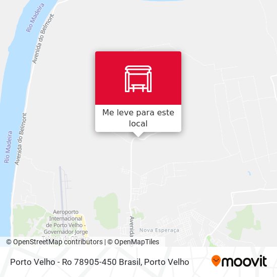 Porto Velho - Ro 78905-450 Brasil mapa