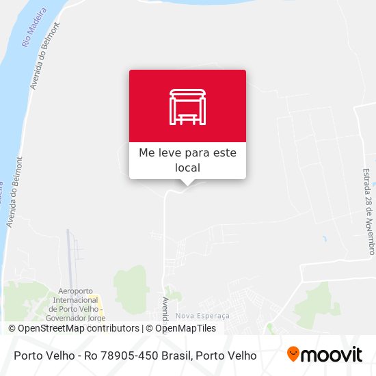 Porto Velho - Ro 78905-450 Brasil mapa