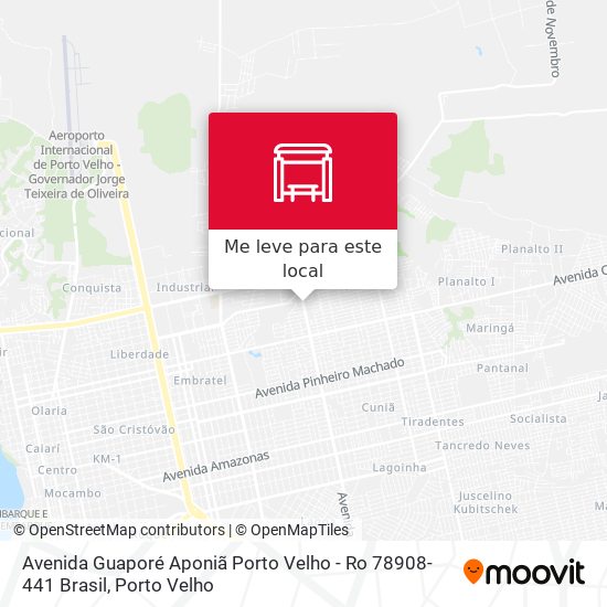 Avenida Guaporé Aponiã Porto Velho - Ro 78908-441 Brasil mapa