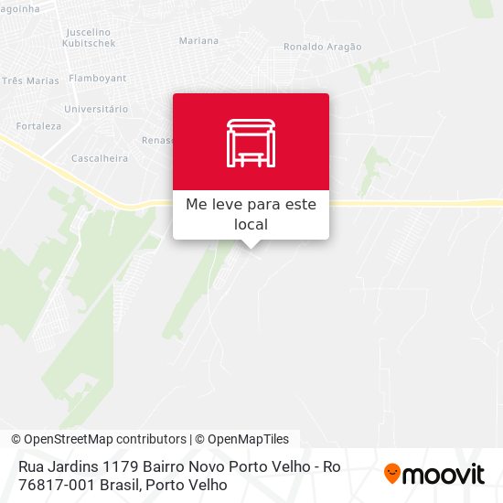 Rua Jardins 1179 Bairro Novo Porto Velho - Ro 76817-001 Brasil mapa