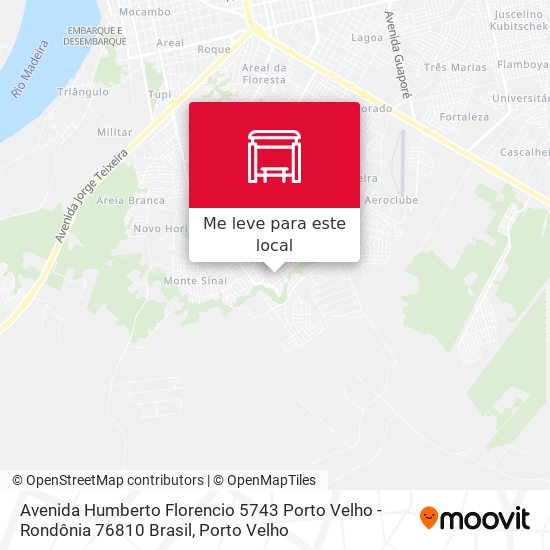 Avenida Humberto Florencio 5743 Porto Velho - Rondônia 76810 Brasil mapa