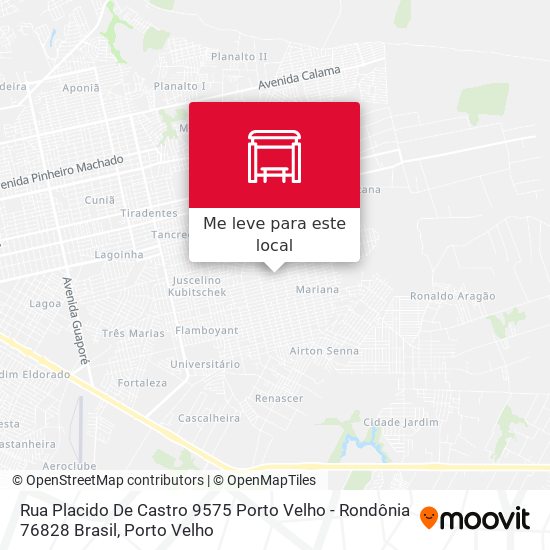 Rua Placido De Castro 9575 Porto Velho - Rondônia 76828 Brasil mapa