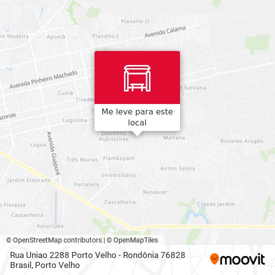 Rua Uniao 2288 Porto Velho - Rondônia 76828 Brasil mapa