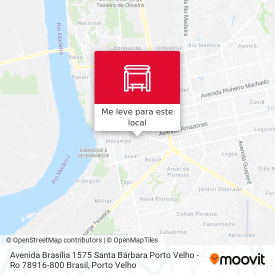 Avenida Brasília 1575 Santa Bárbara Porto Velho - Ro 78916-800 Brasil mapa