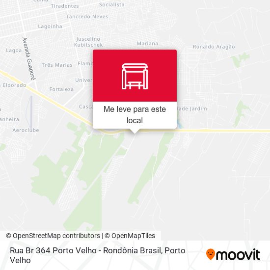 Rua Br 364 Porto Velho - Rondônia Brasil mapa