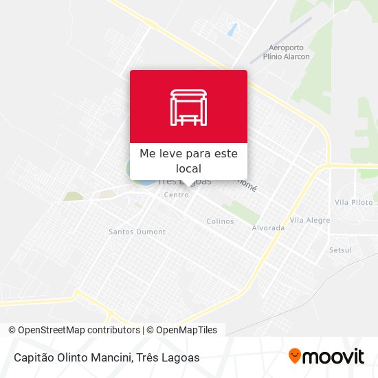 Capitão Olinto Mancini mapa