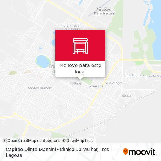 Capitão Olinto Mancini - Clínica Da Mulher mapa