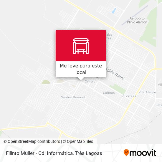 Filinto Müller - Cdi Informática mapa