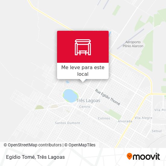 Egídio Tomé mapa