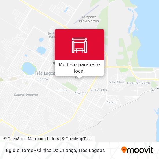 Egídio Tomé - Clínica Da Criança mapa