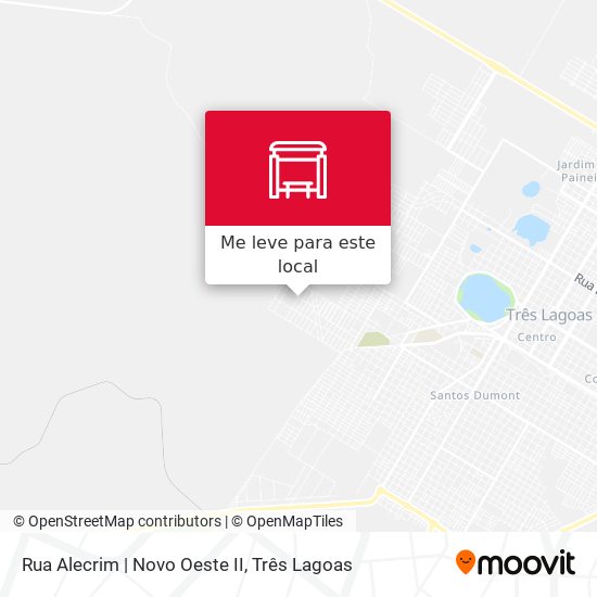 Rua Alecrim | Novo Oeste II mapa