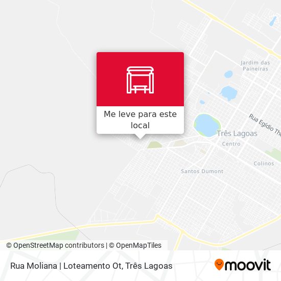 Rua Moliana | Loteamento Ot mapa