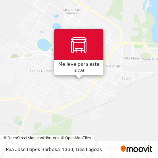 Rua José Lopes Barbosa, 1300 mapa