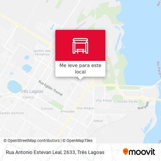 Rua Antonio Estevan Leal, 2633 mapa