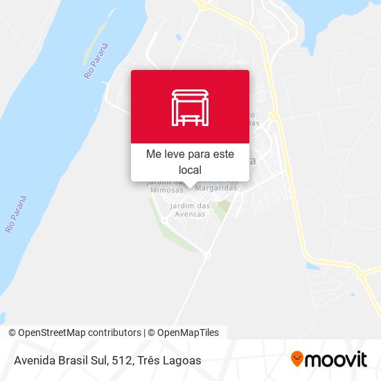 Avenida Brasil Sul, 512 mapa
