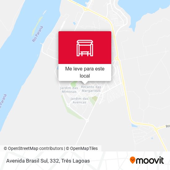 Avenida Brasil Sul, 332 mapa
