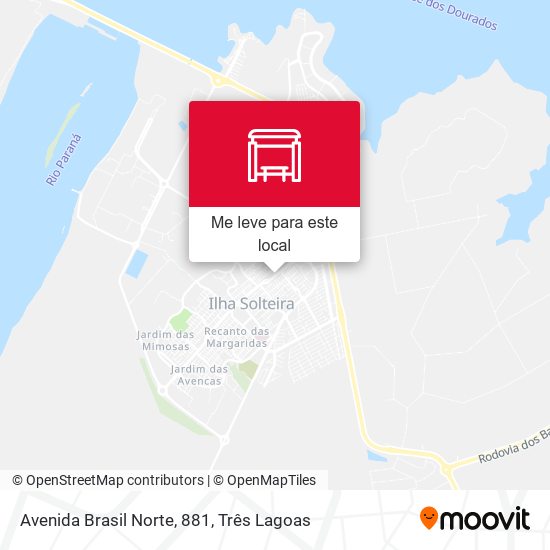 Avenida Brasil Norte, 881 mapa