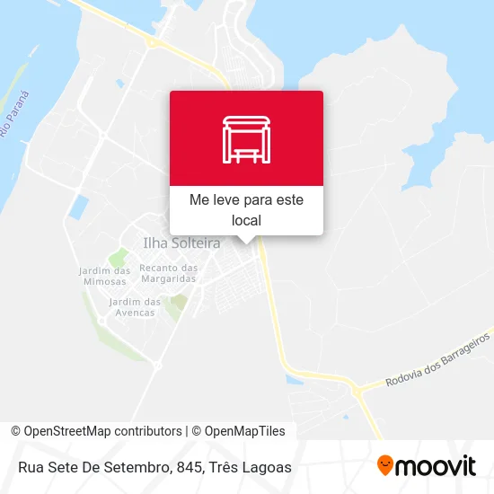 Rua Sete De Setembro, 845 mapa