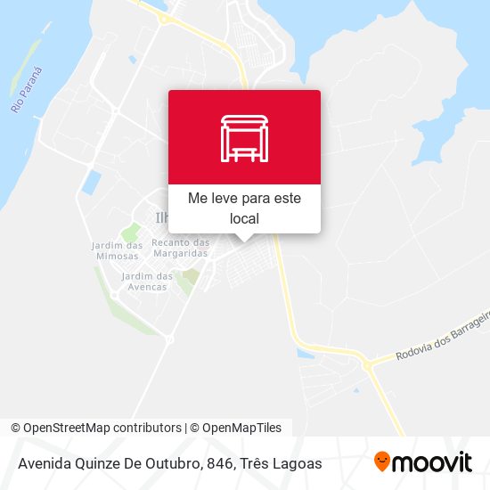 Avenida Quinze De Outubro, 846 mapa