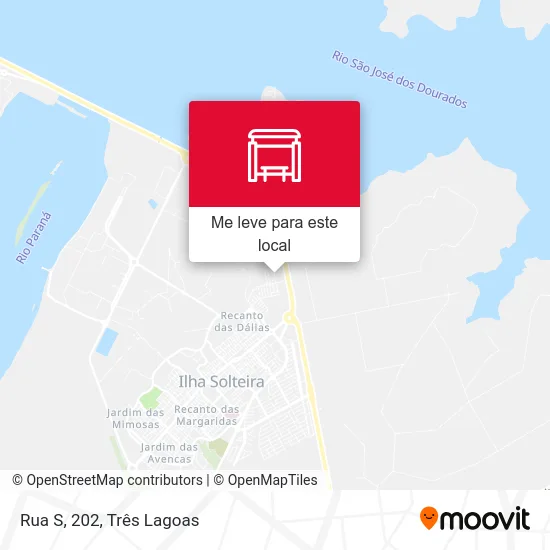 Rua S, 202 mapa