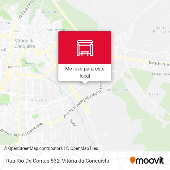 Rua Rio De Contas 532 mapa