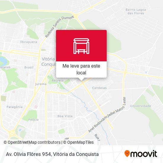 Av. Olívia Flôres 954 mapa