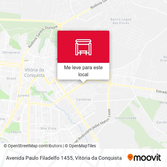 Avenida Paulo Filadelfo 1455 mapa