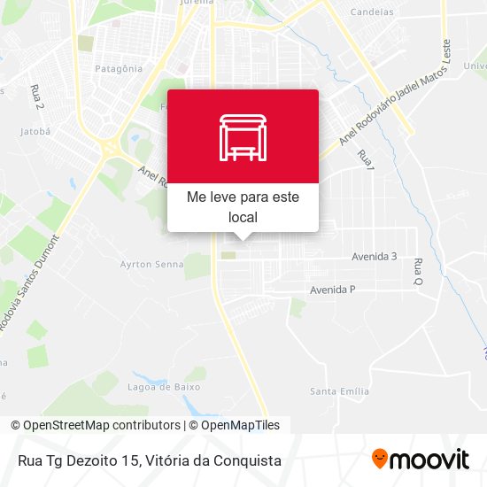 Rua Tg Dezoito 15 mapa