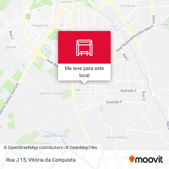 Rua J 15 mapa