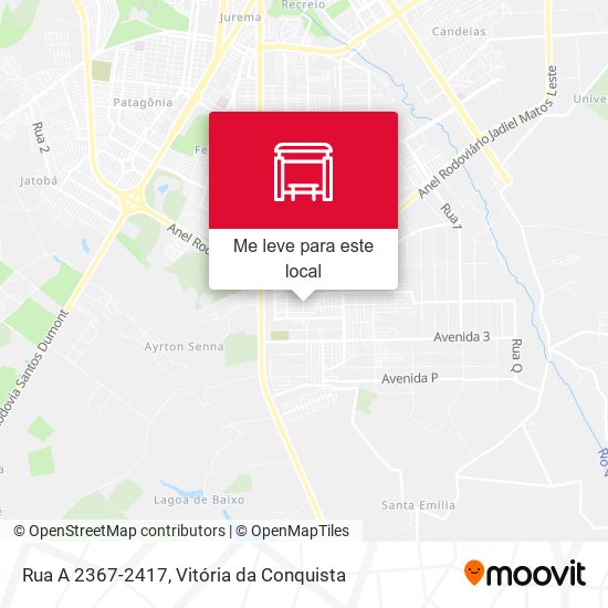 Rua A 2367-2417 mapa